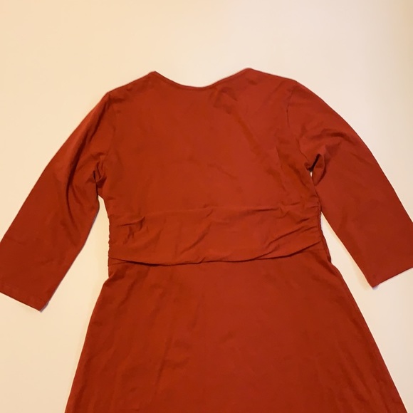 Patagonia Burnt Orange Organic Cotton Dress - Women’s Size Large - Picture 4 of 6